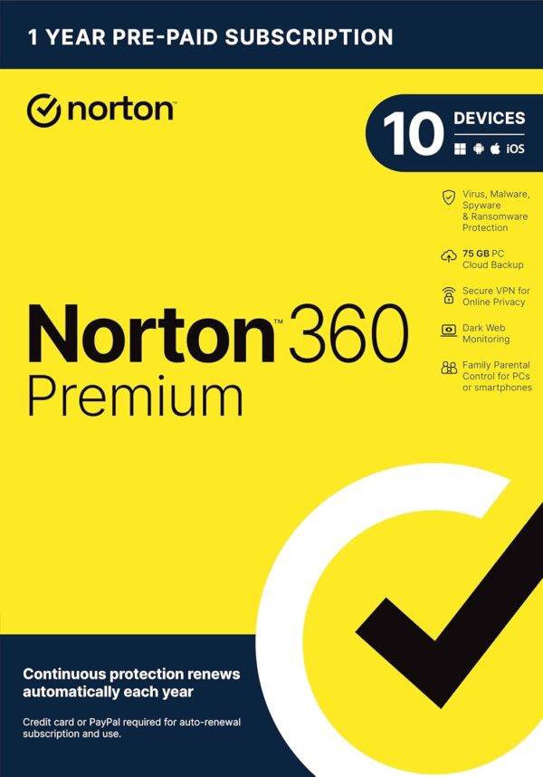 Norton 360 Premium 2024, 10 Devices